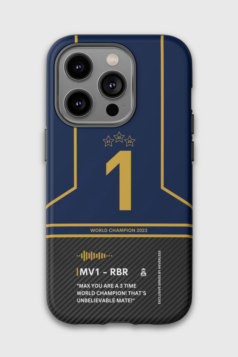 Max Verstappen Champion Phone Case Paddock 2023