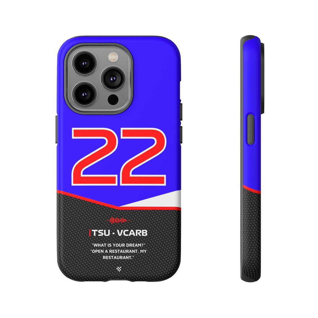 Yuki Tsunoda F1 Car Phone Case 2024 - NEVERLESS