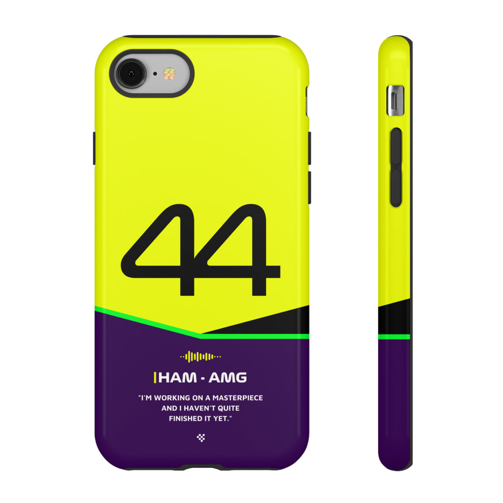Lewis Hamilton F1 Helmet Phone Case 2024 - NEVERLESS
