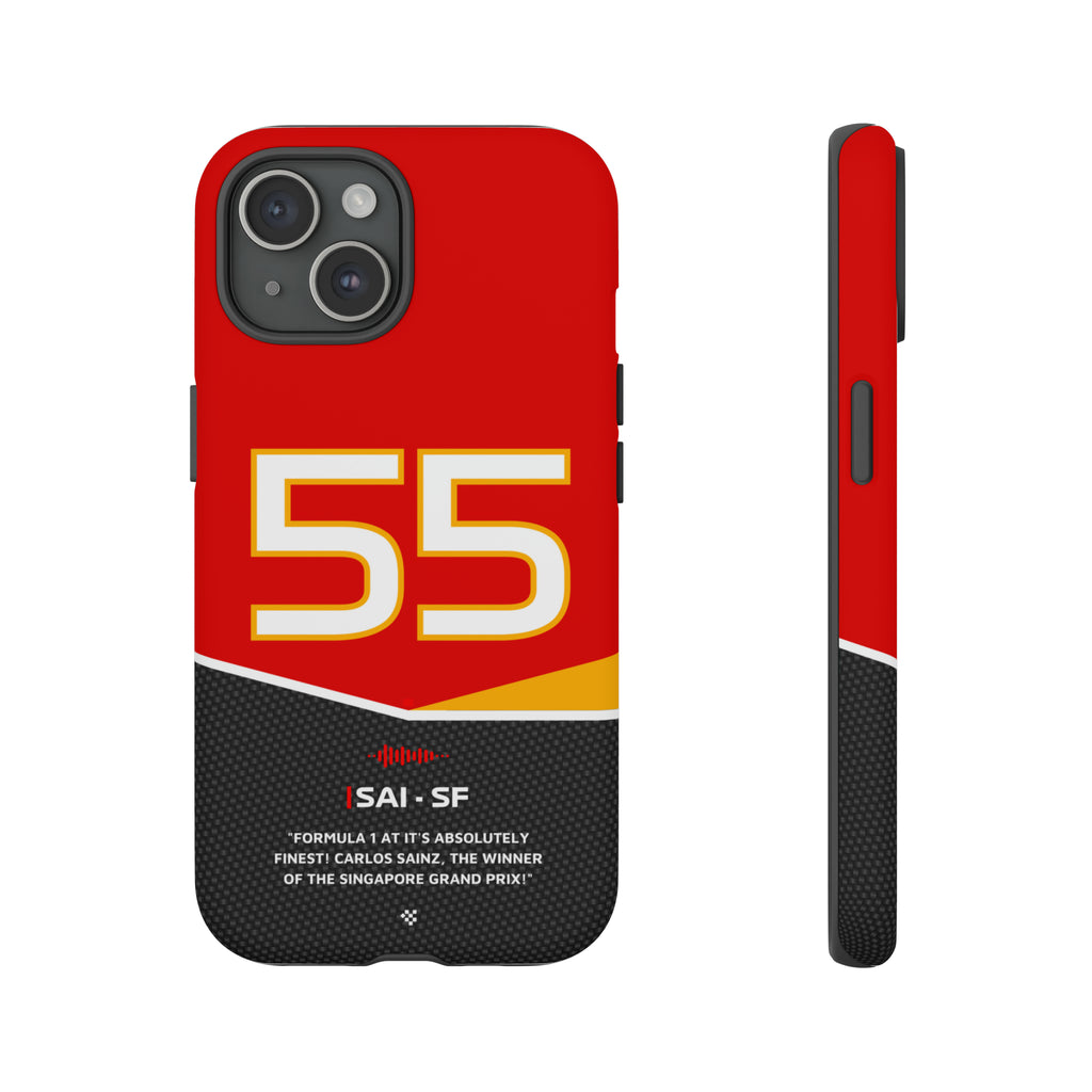 Carlos Sainz F1 Car Phone Case 2024 - NEVERLESS
