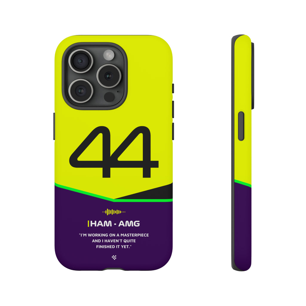 Lewis Hamilton F1 Helmet Phone Case 2024 - NEVERLESS