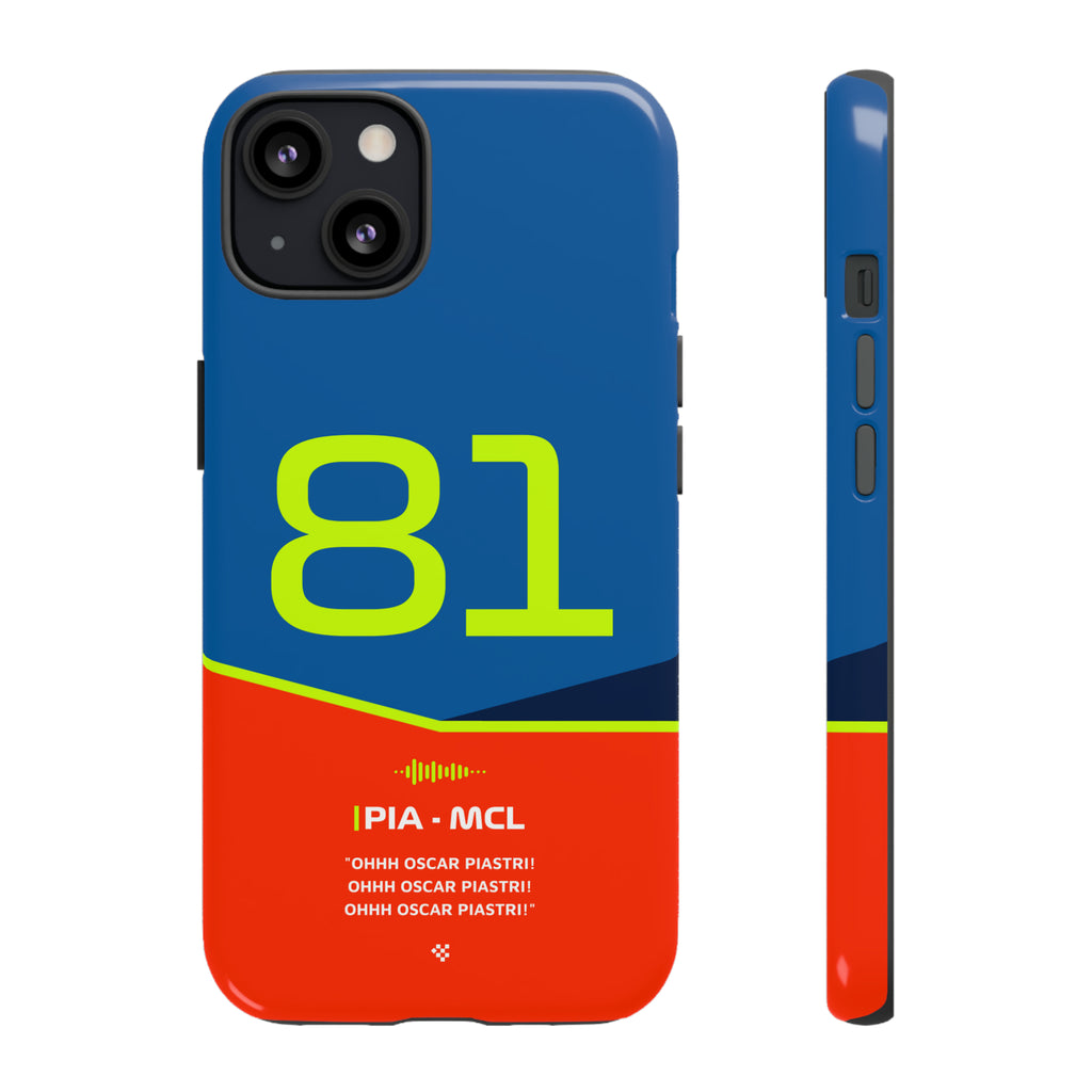 Oscar Piastri F1 Helmet Phone Case 2024 - NEVERLESS