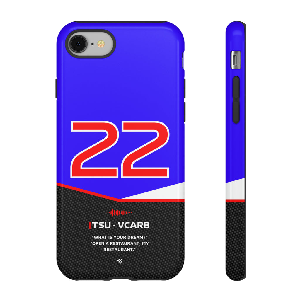 Yuki Tsunoda F1 Car Phone Case 2024 - NEVERLESS