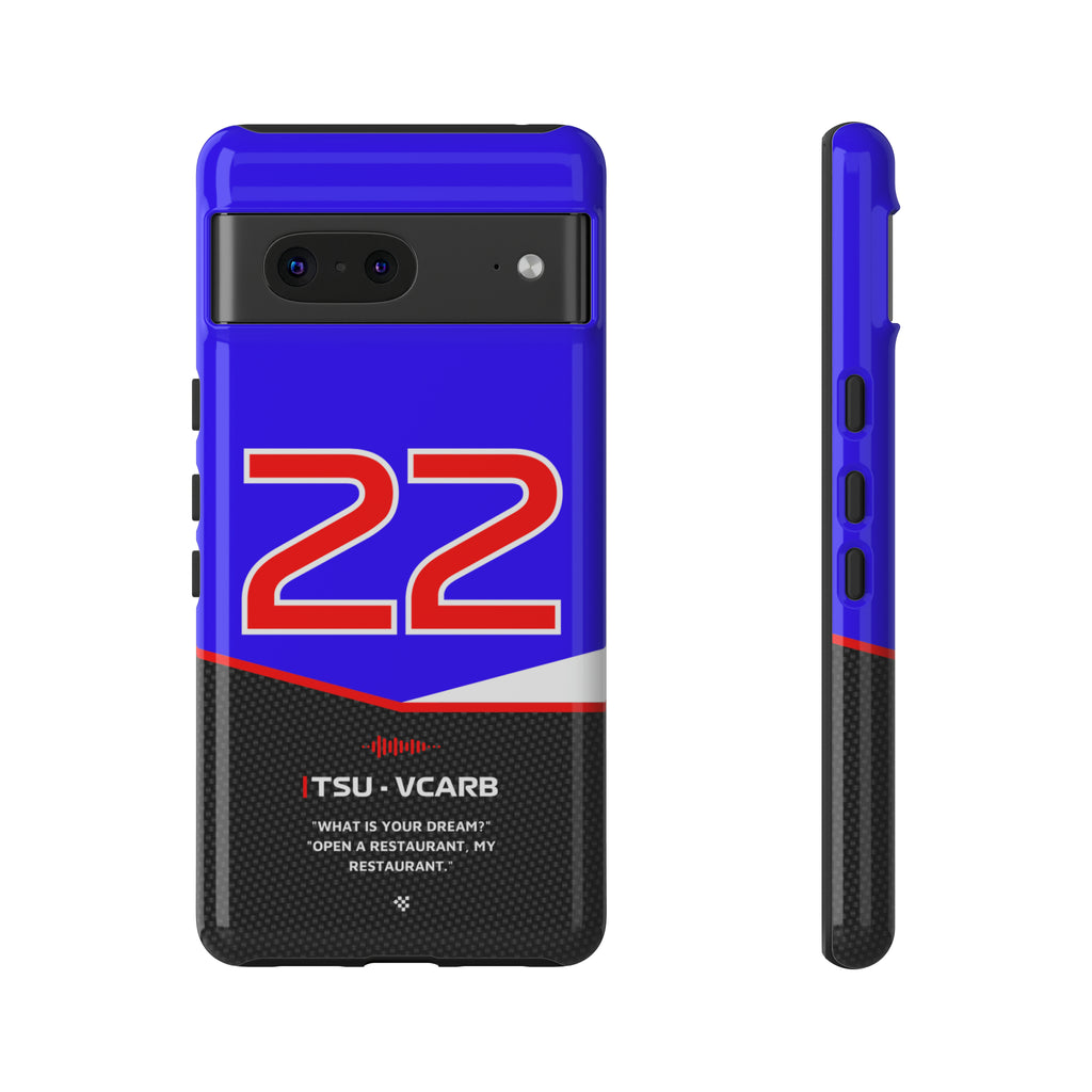 Yuki Tsunoda F1 Car Phone Case 2024 - NEVERLESS