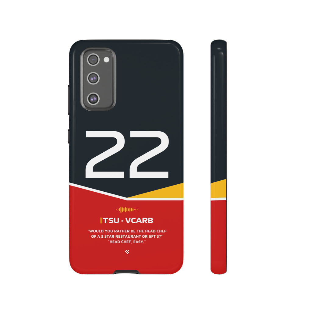 Yuki Tsunoda F1 Helmet Phone Case 2024 - NEVERLESS
