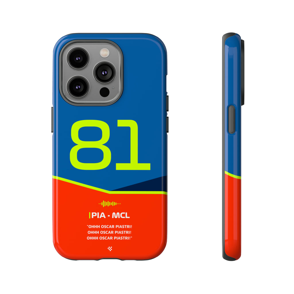 Oscar Piastri F1 Helmet Phone Case 2024 - NEVERLESS