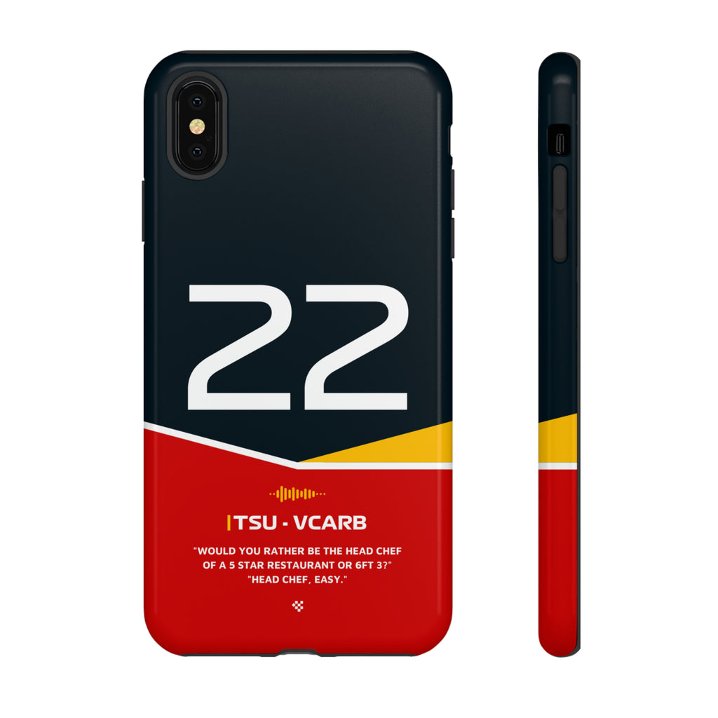 Yuki Tsunoda F1 Helmet Phone Case 2024 - NEVERLESS