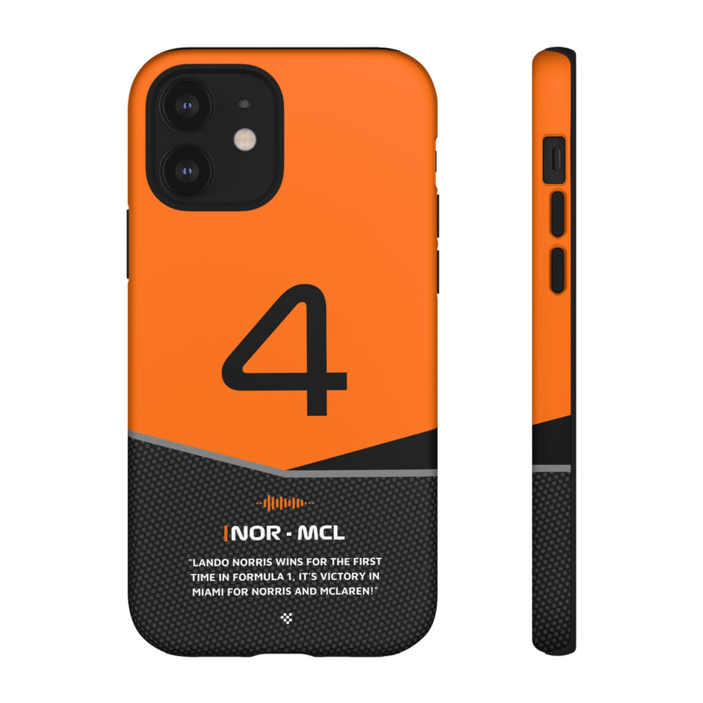 Lando Norris McLaren F1 Phone Case iPhone 12