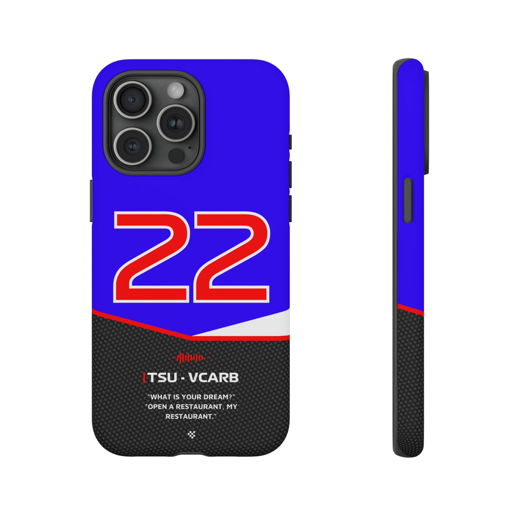 Yuki Tsunoda F1 Car Phone Case 2024 - NEVERLESS