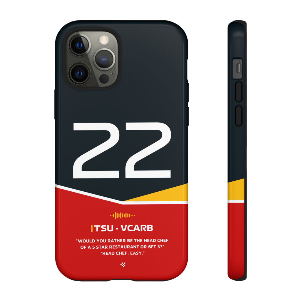 Yuki Tsunoda F1 Helmet Phone Case 2024 - NEVERLESS