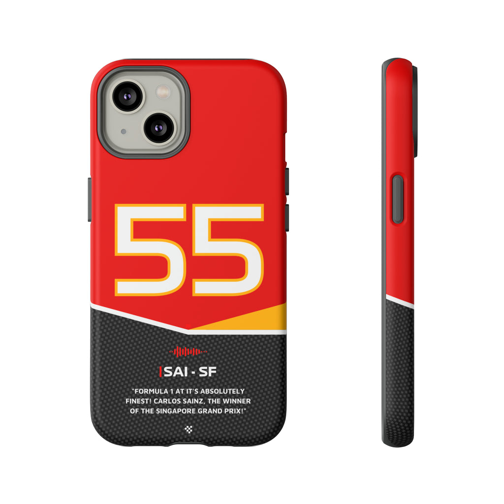 Carlos Sainz F1 Car Phone Case 2024 - NEVERLESS