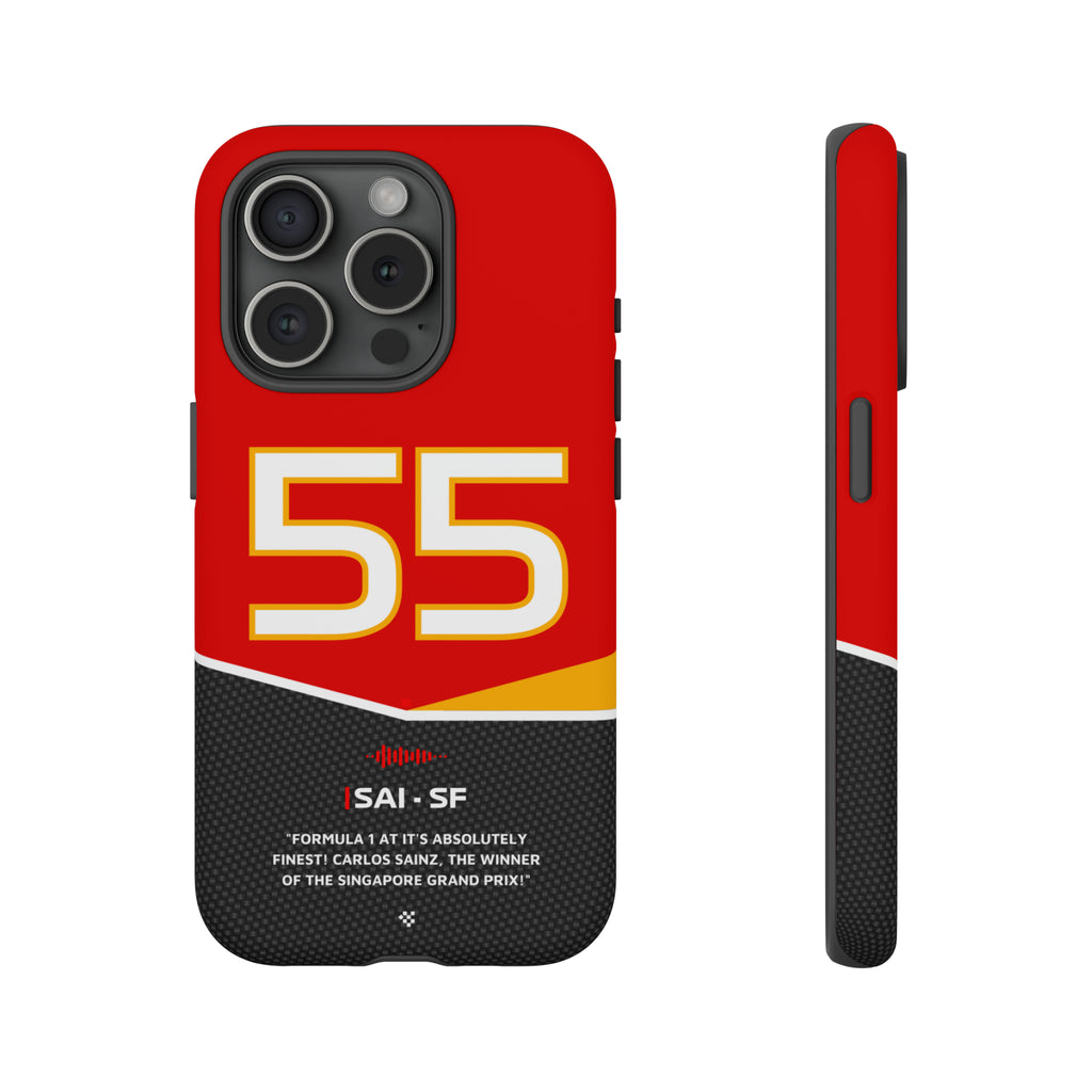 Carlos Sainz F1 Car Phone Case 2024 - NEVERLESS