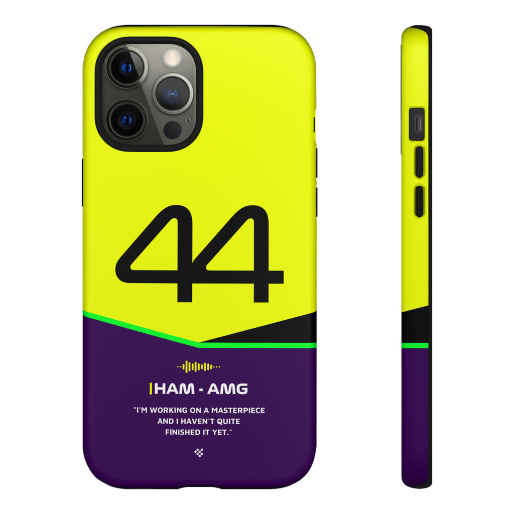Lewis Hamilton F1 Helmet Phone Case 2024 - NEVERLESS