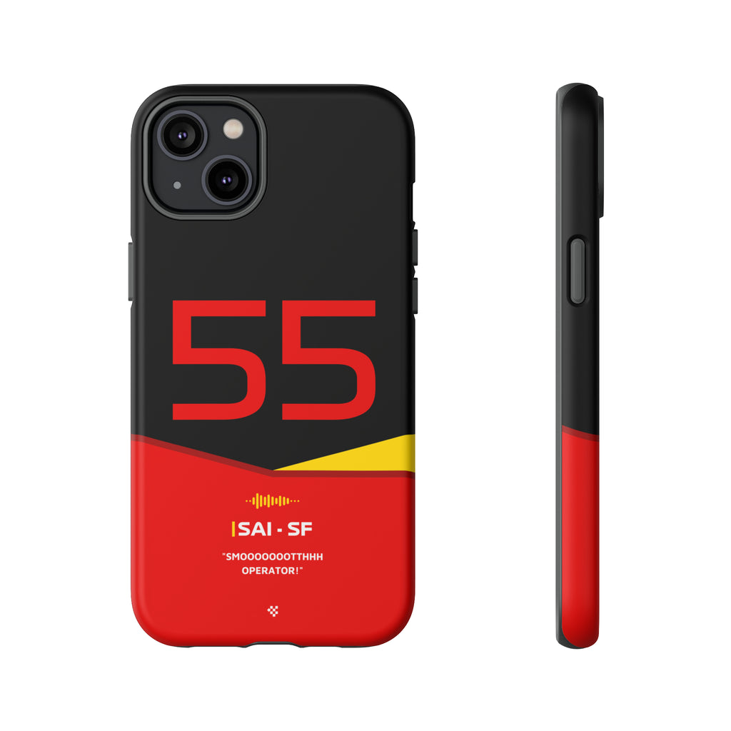 Carlos Sainz F1 Helmet Phone Case 2024 - NEVERLESS