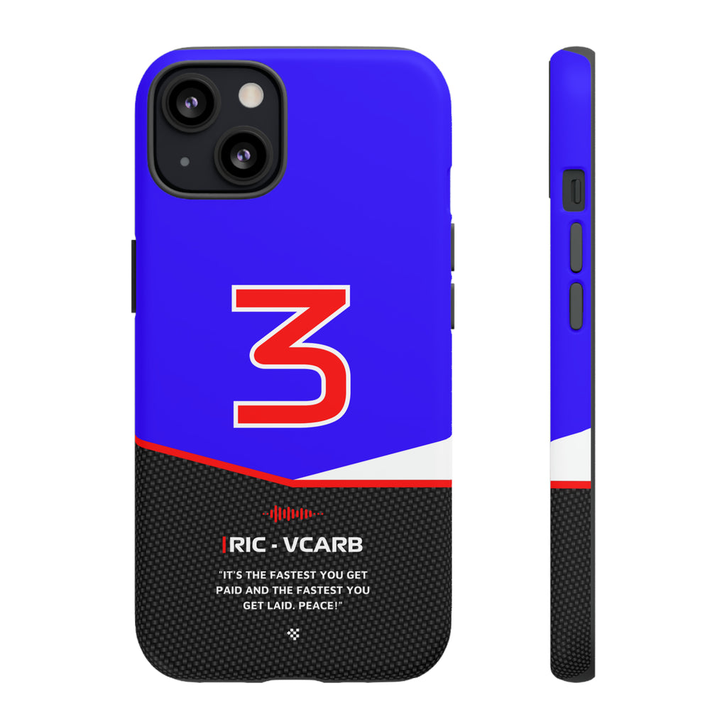 Daniel Ricciardo F1 Car Phone Case 2024 - NEVERLESS