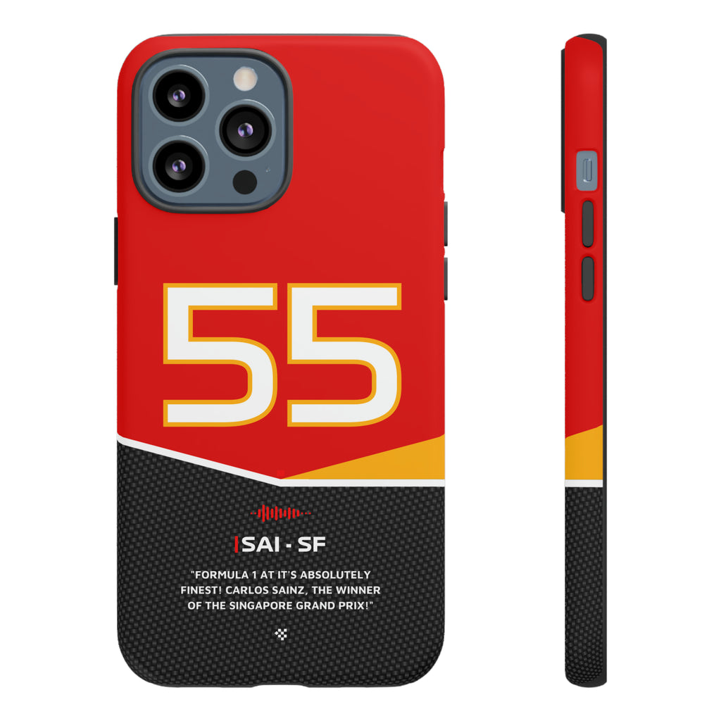 Carlos Sainz F1 Car Phone Case 2024 - NEVERLESS