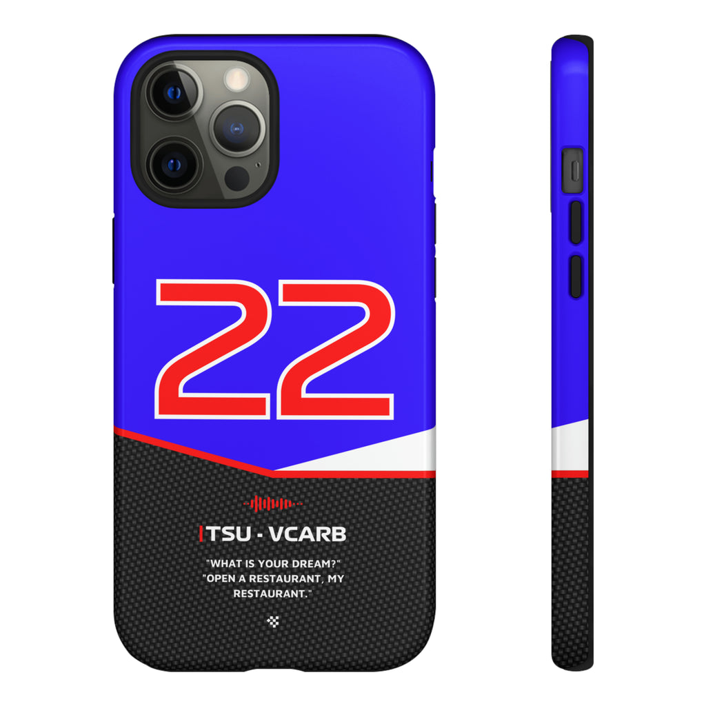 Yuki Tsunoda F1 Car Phone Case 2024 - NEVERLESS