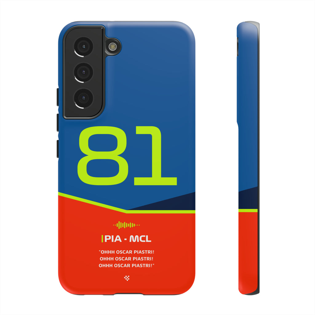 Oscar Piastri F1 Helmet Phone Case 2024 - NEVERLESS