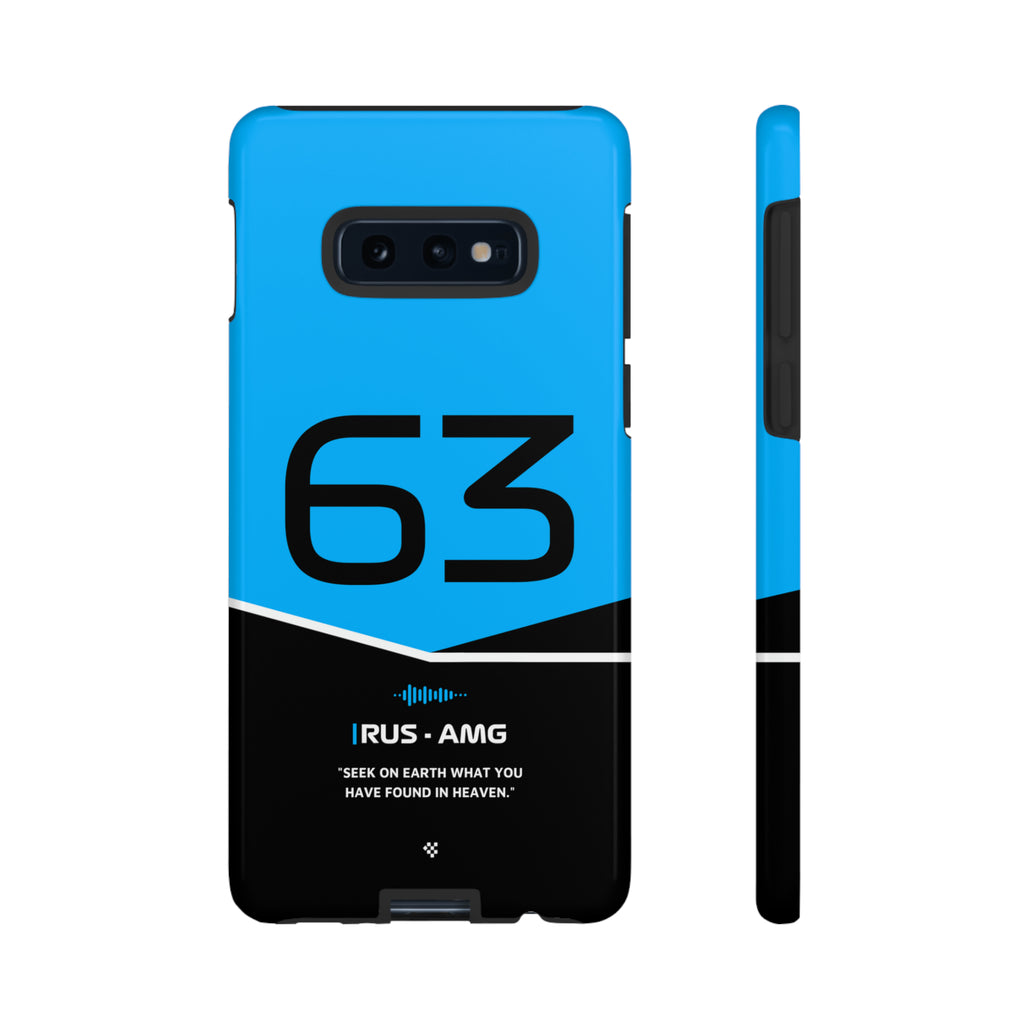 George Russell F1 Helmet Phone Case 2024 - NEVERLESS