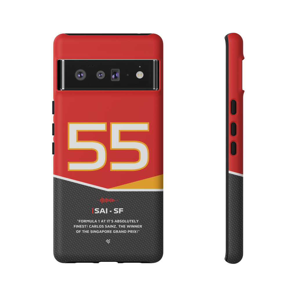 Carlos Sainz F1 Car Phone Case 2024 - NEVERLESS