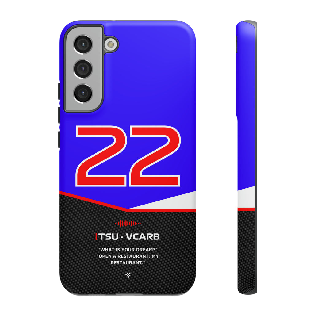 Yuki Tsunoda F1 Car Phone Case 2024 - NEVERLESS