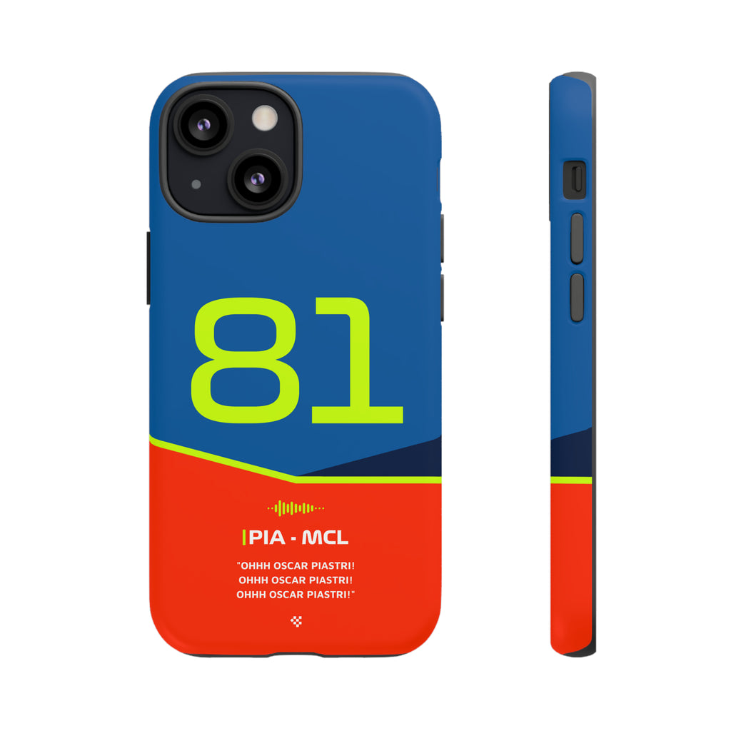 Oscar Piastri F1 Helmet Phone Case 2024 - NEVERLESS