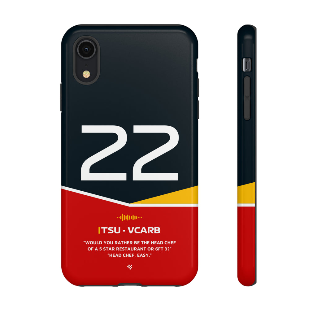 Yuki Tsunoda F1 Helmet Phone Case 2024 - NEVERLESS