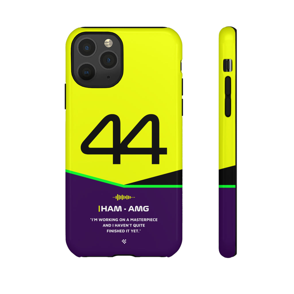 Lewis Hamilton F1 Helmet Phone Case 2024 - NEVERLESS