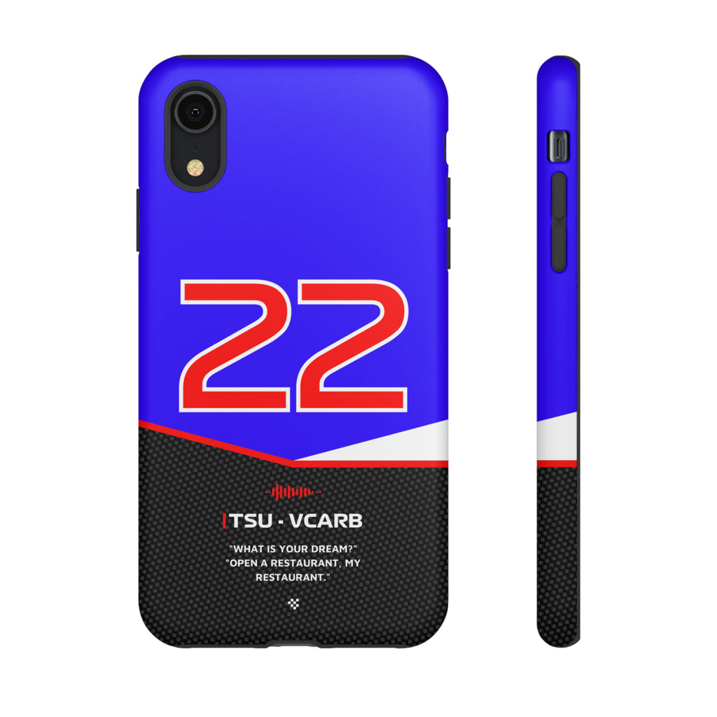 Yuki Tsunoda F1 Car Phone Case 2024 - NEVERLESS