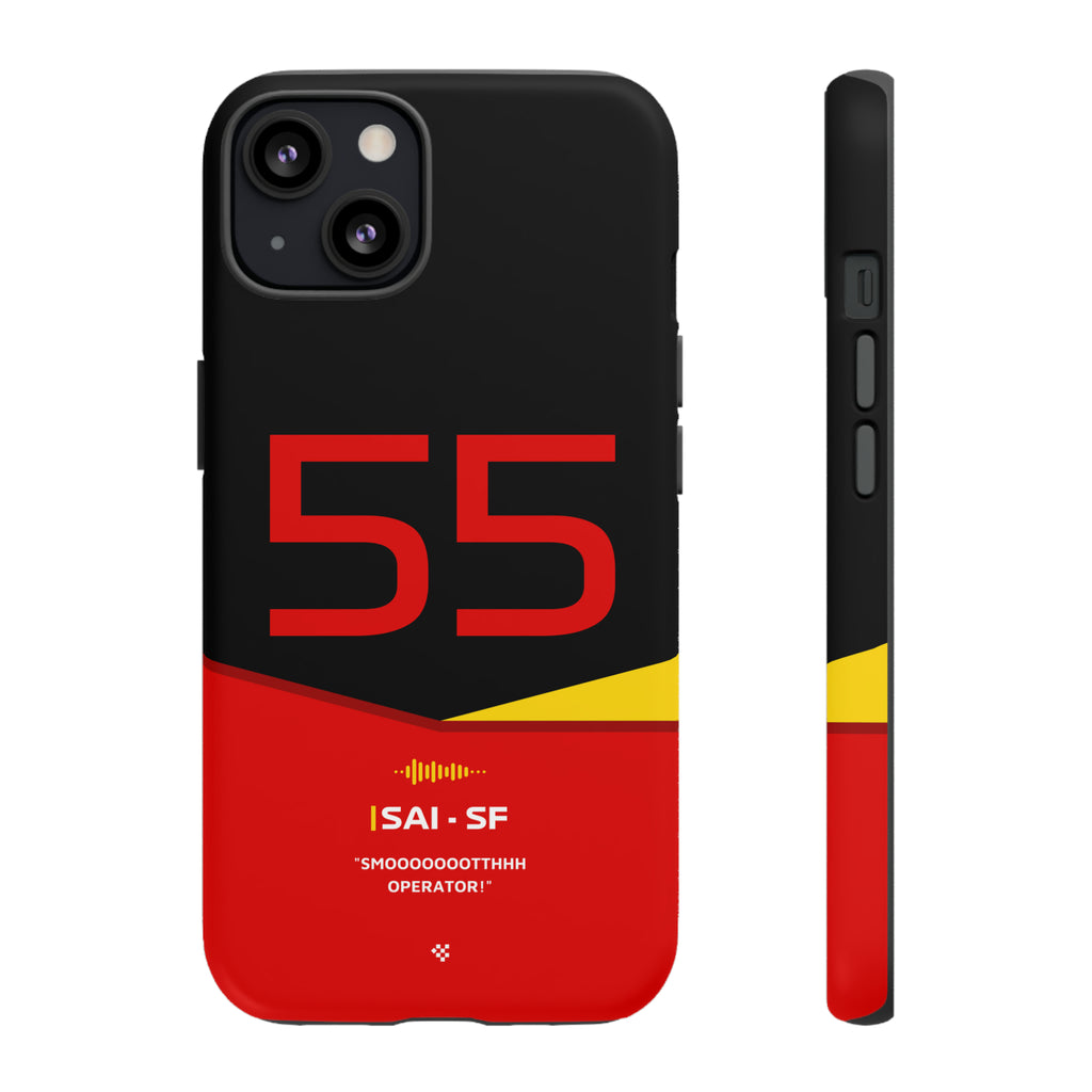 Carlos Sainz F1 Helmet Phone Case 2024 - NEVERLESS