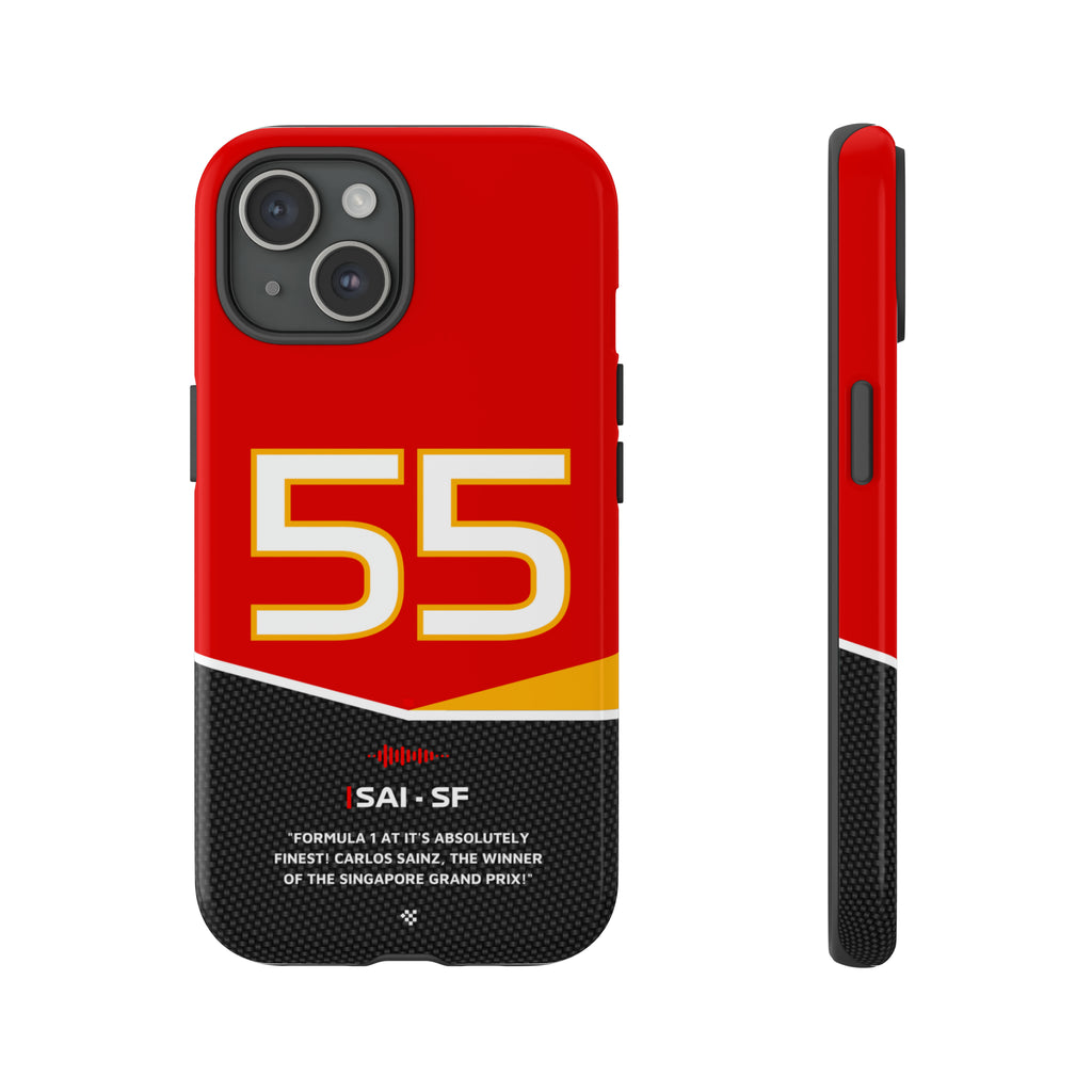 Carlos Sainz F1 Car Phone Case 2024 - NEVERLESS