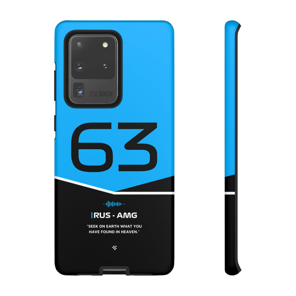 George Russell F1 Helmet Phone Case 2024 - NEVERLESS