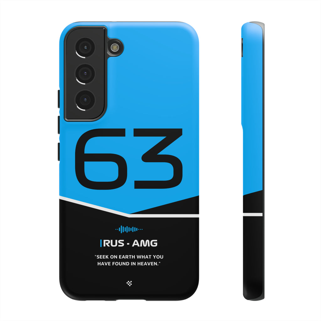 George Russell F1 Helmet Phone Case 2024 - NEVERLESS