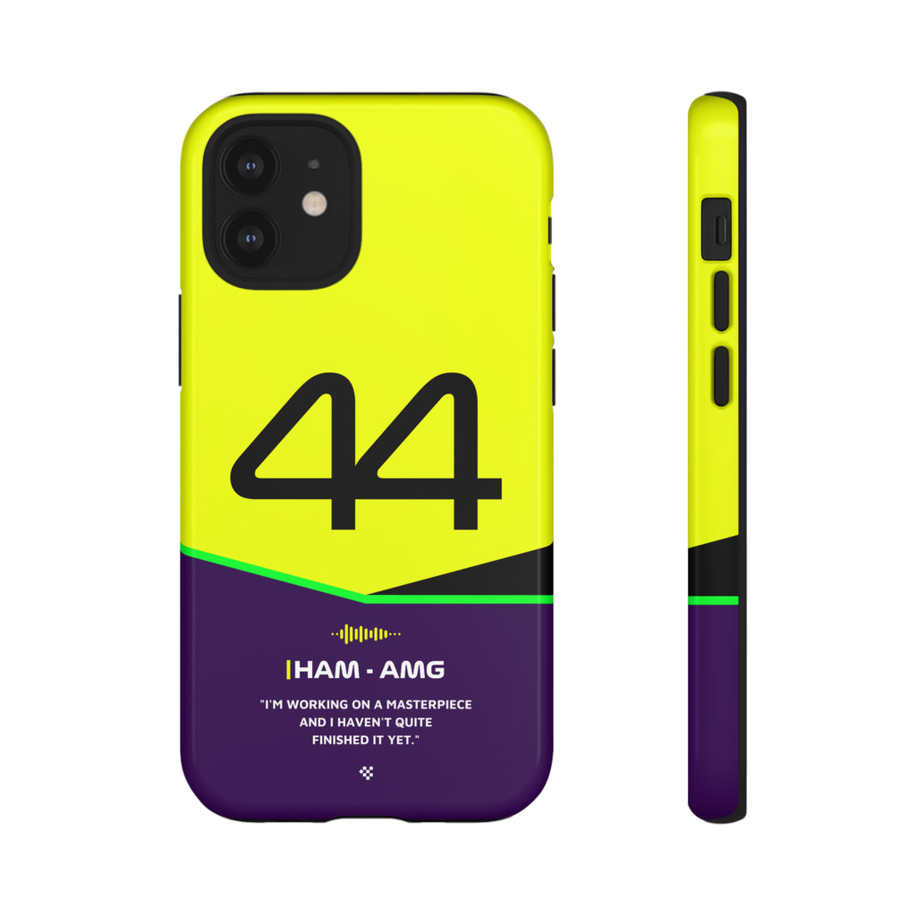 Lewis Hamilton F1 Helmet Phone Case 2024 - NEVERLESS