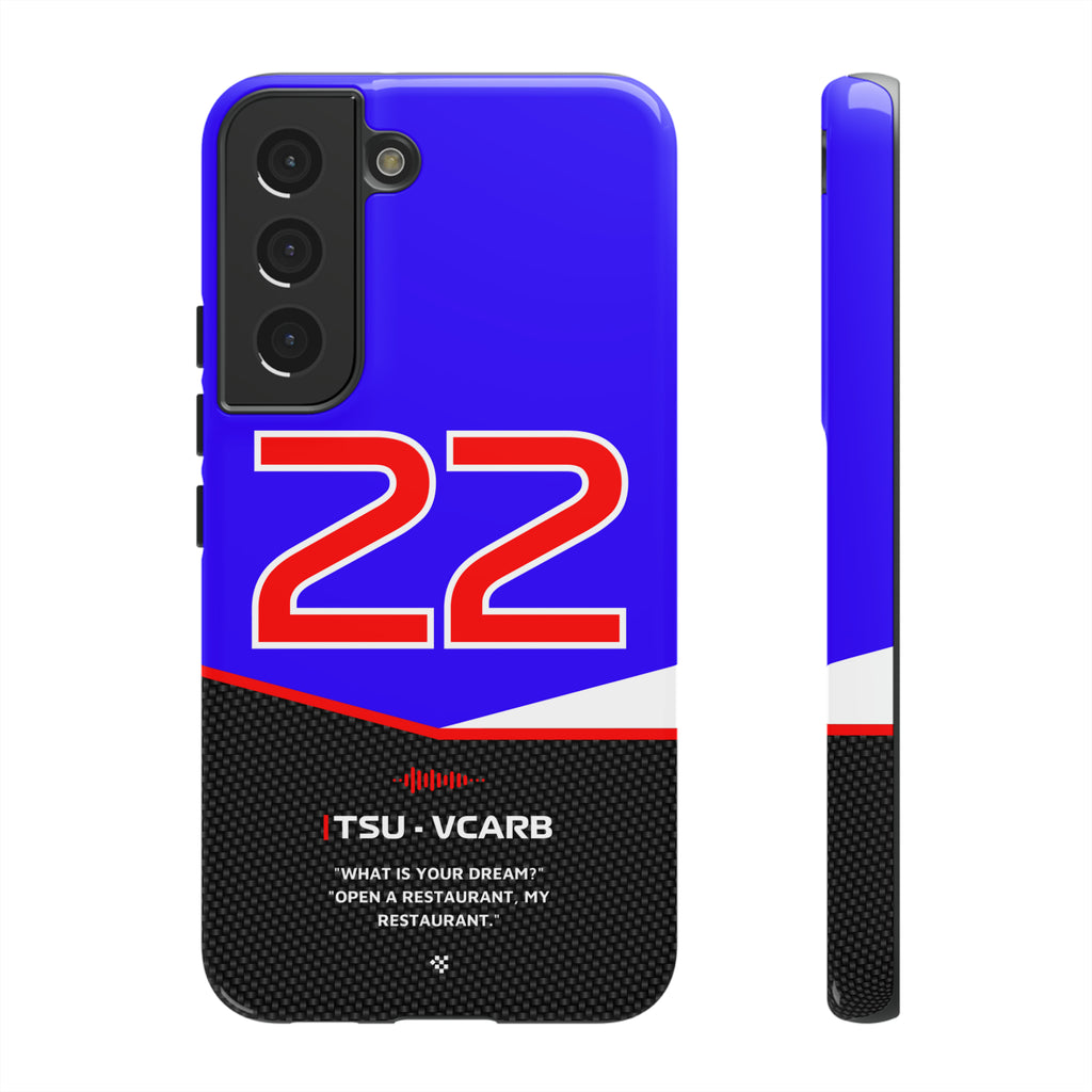 Yuki Tsunoda F1 Car Phone Case 2024 - NEVERLESS