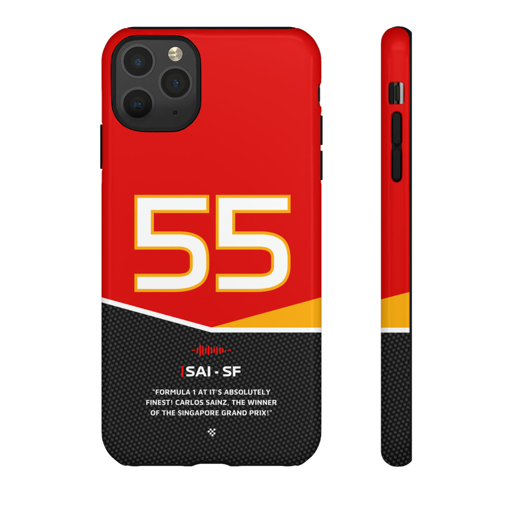 Carlos Sainz F1 Car Phone Case 2024 - NEVERLESS