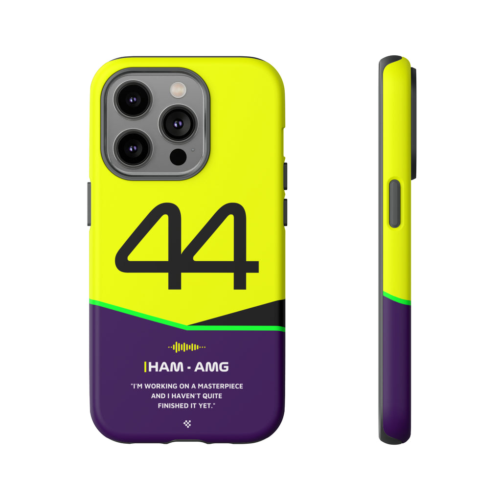 Lewis Hamilton F1 Helmet Phone Case 2024 - NEVERLESS