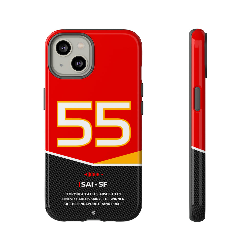 Carlos Sainz F1 Car Phone Case 2024 - NEVERLESS