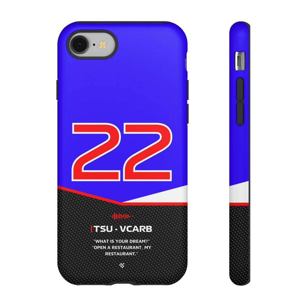 Yuki Tsunoda F1 Car Phone Case 2024 - NEVERLESS
