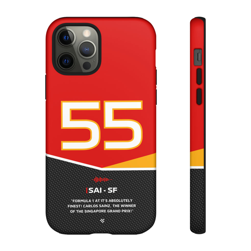 Carlos Sainz F1 Car Phone Case 2024 - NEVERLESS