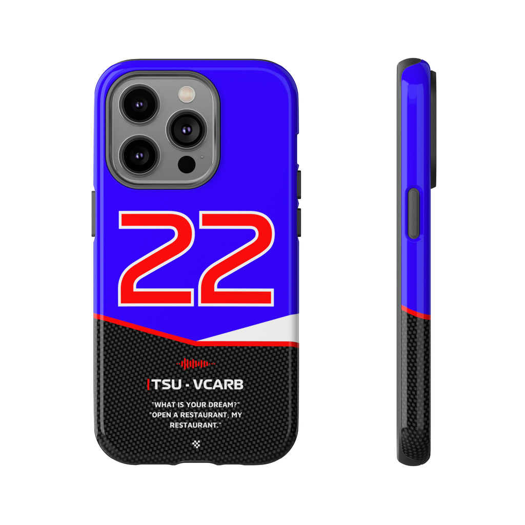 Yuki Tsunoda F1 Car Phone Case 2024 - NEVERLESS