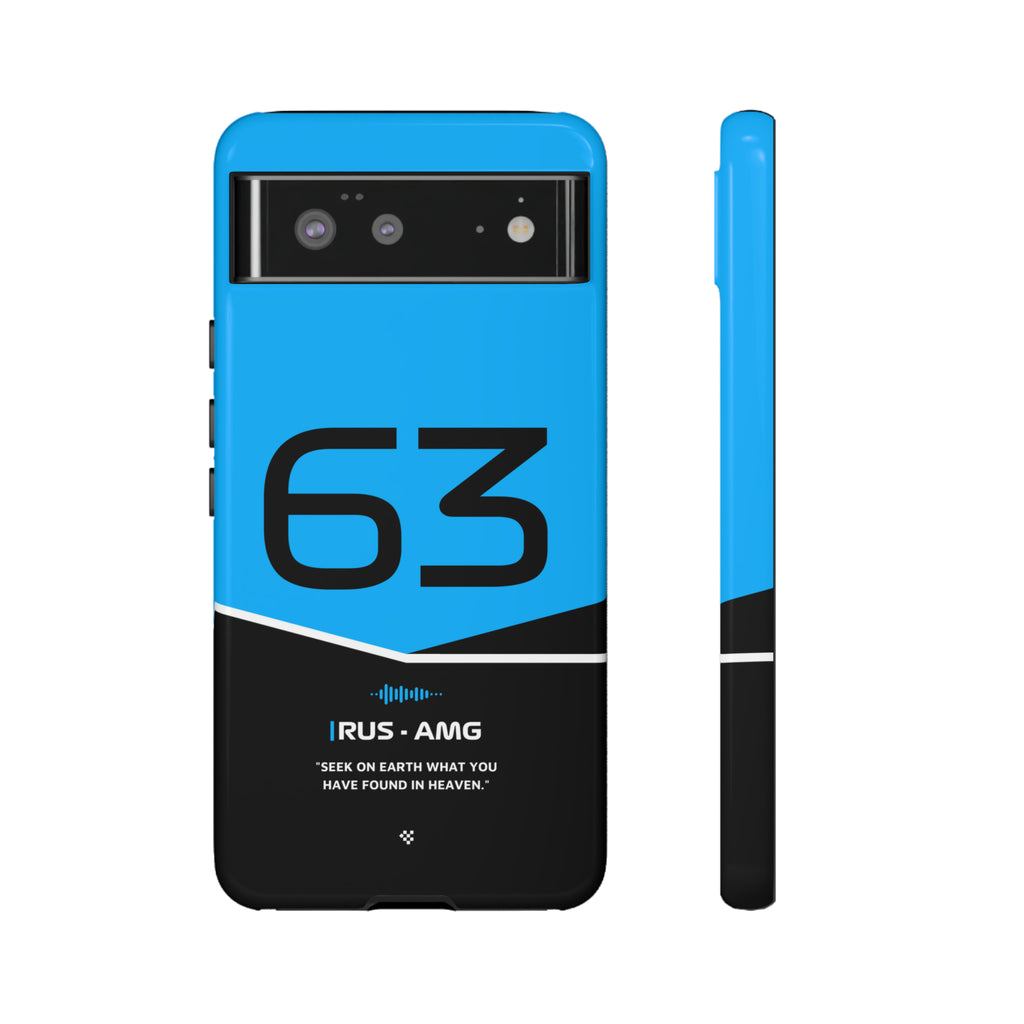 George Russell F1 Helmet Phone Case 2024 - NEVERLESS