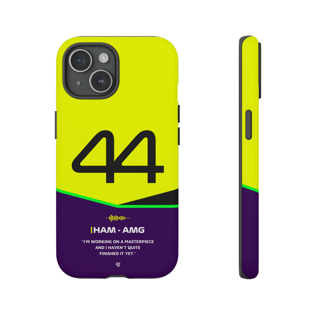 Lewis Hamilton F1 Helmet Phone Case 2024 - NEVERLESS