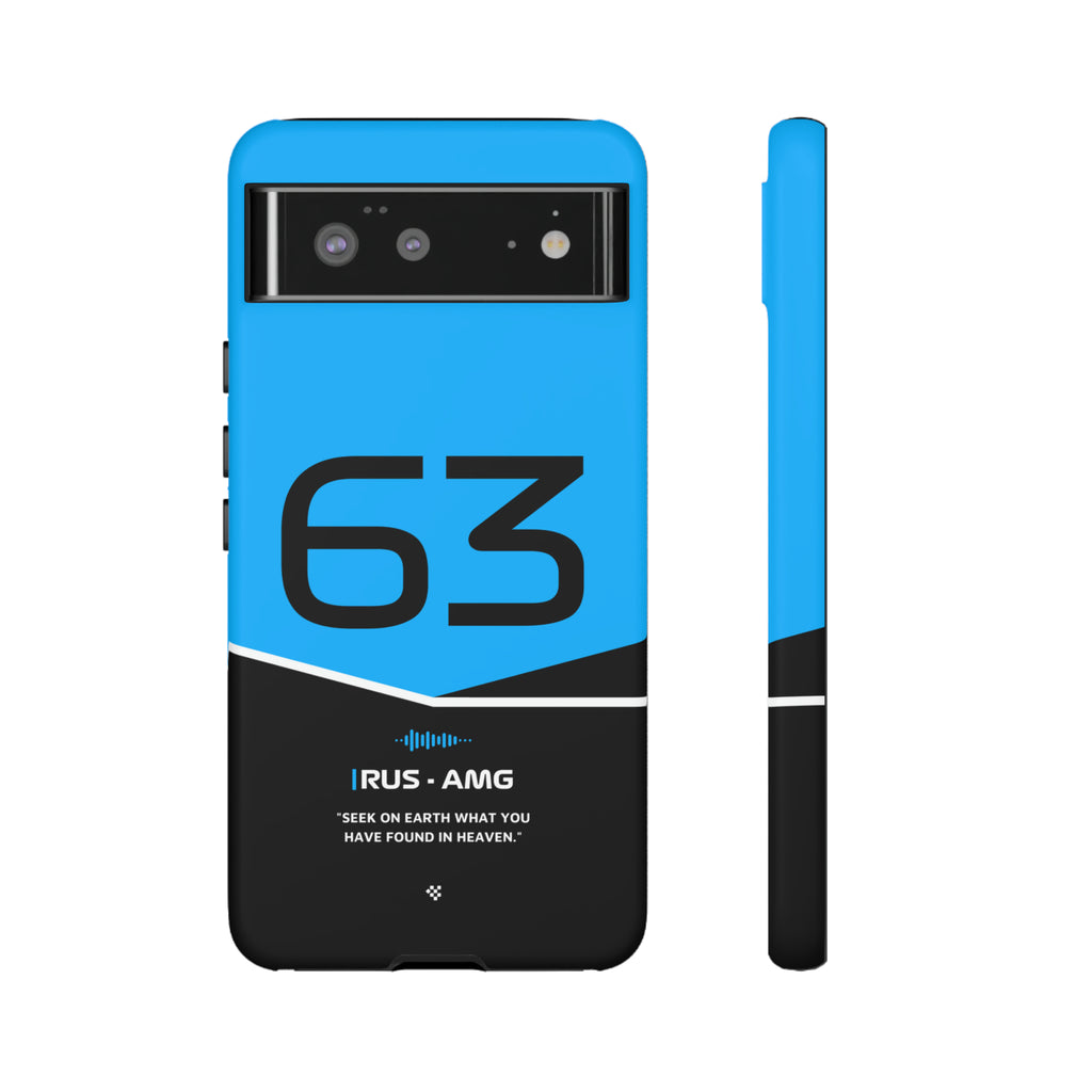 George Russell F1 Helmet Phone Case 2024 - NEVERLESS