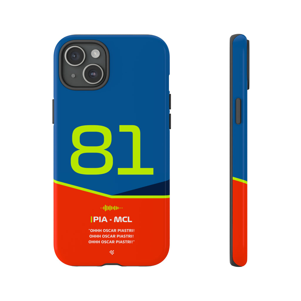 Oscar Piastri F1 Helmet Phone Case 2024 - NEVERLESS