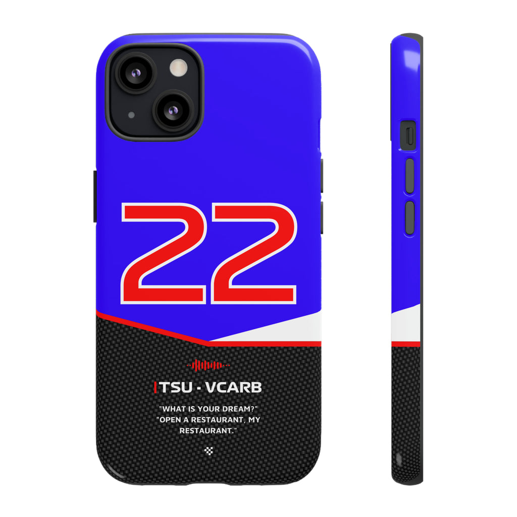 Yuki Tsunoda F1 Car Phone Case 2024 - NEVERLESS