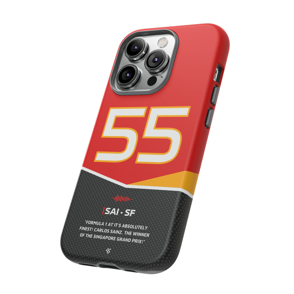 Carlos Sainz Scuderia Ferrari F1 Phone Case 2024