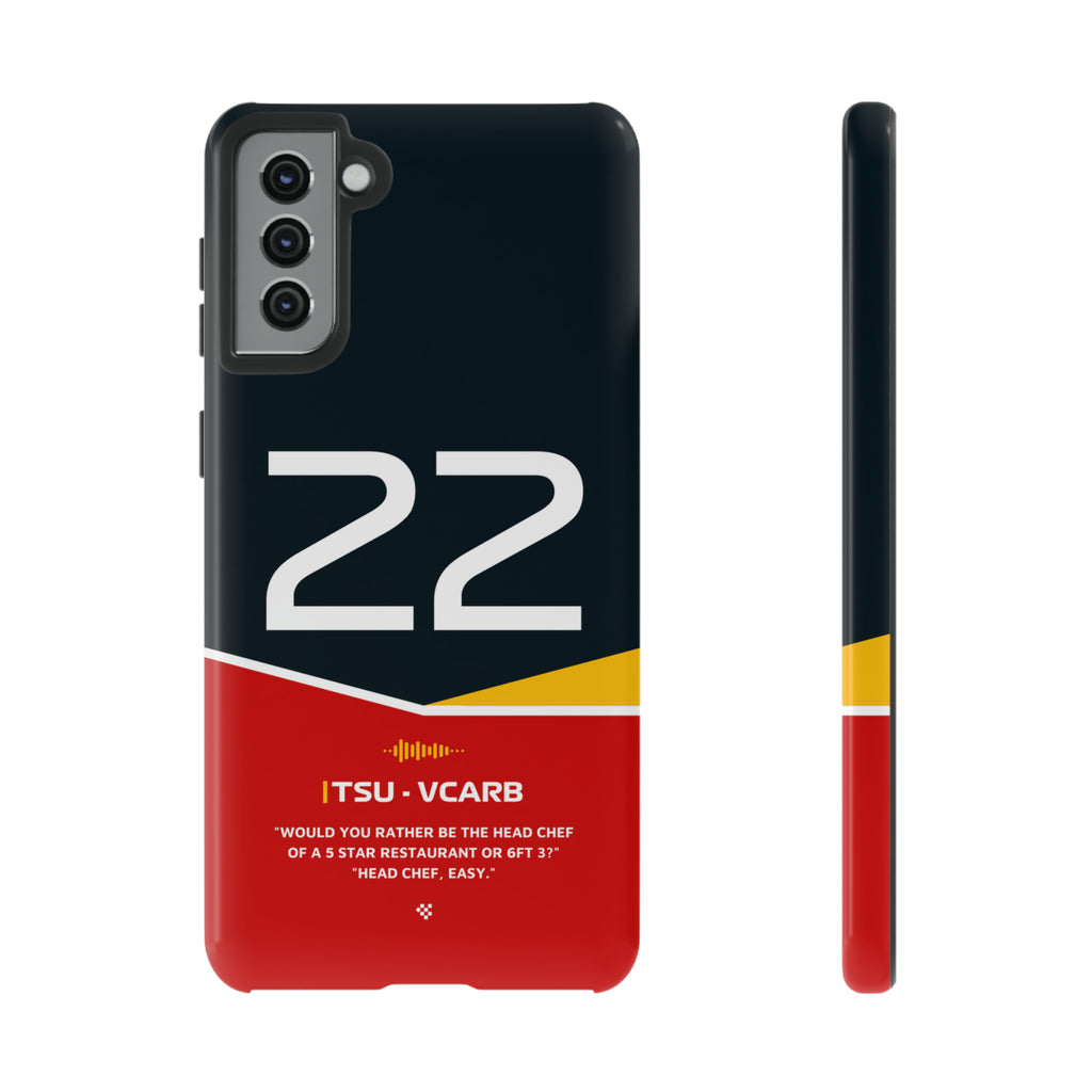 Yuki Tsunoda F1 Helmet Phone Case 2024 - NEVERLESS