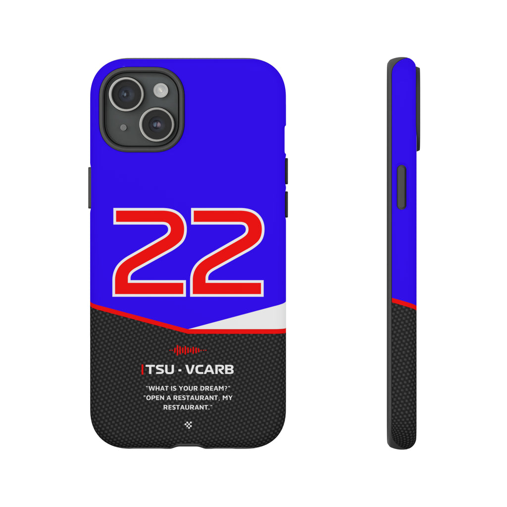 Yuki Tsunoda F1 Car Phone Case 2024 - NEVERLESS