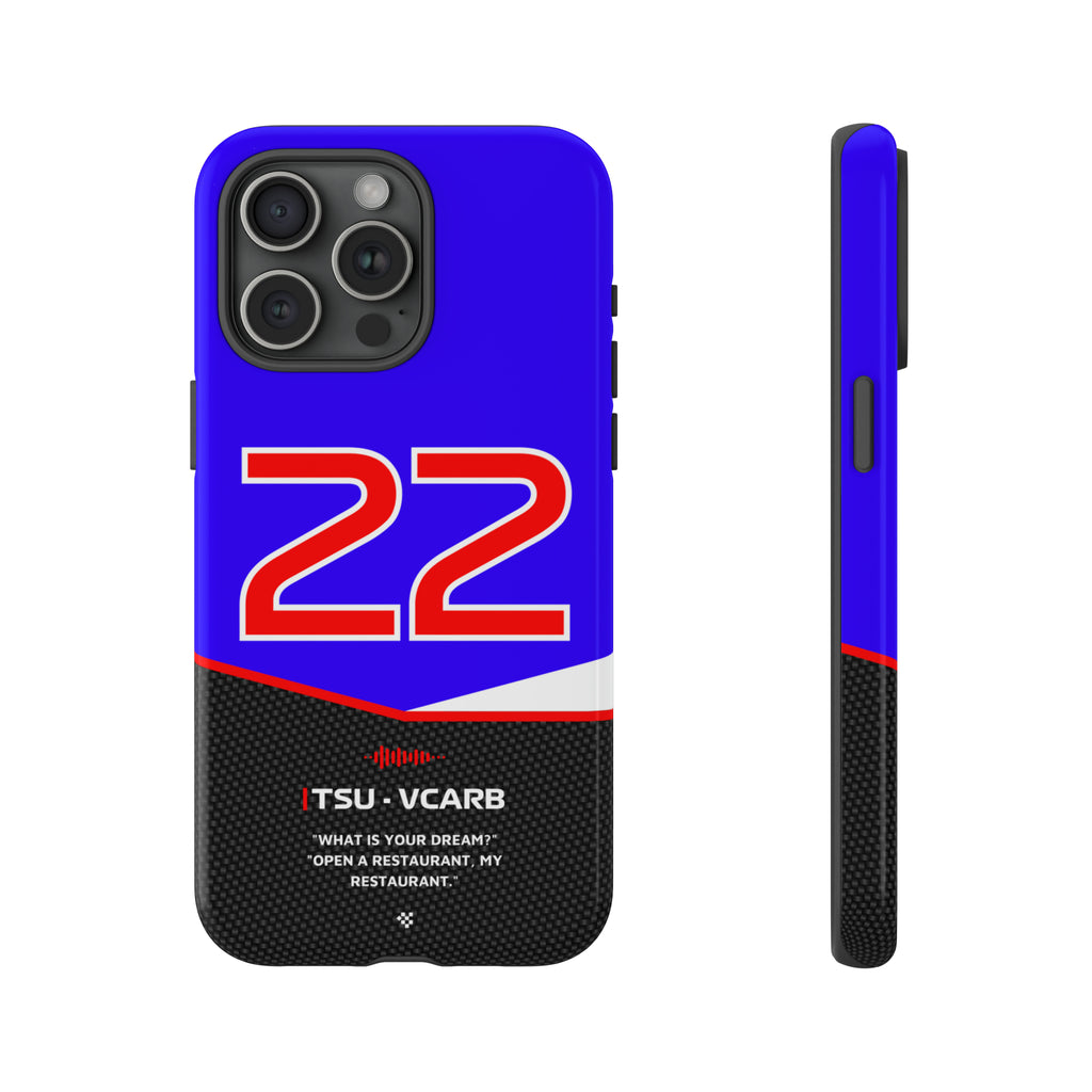 Yuki Tsunoda F1 Car Phone Case 2024 - NEVERLESS